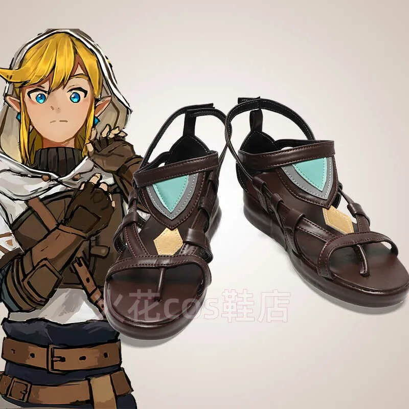 

Zelda Cosplay Shoes the Kingdom Tears Princess Boots Halloween Carnival Party Christmas Costume Prop