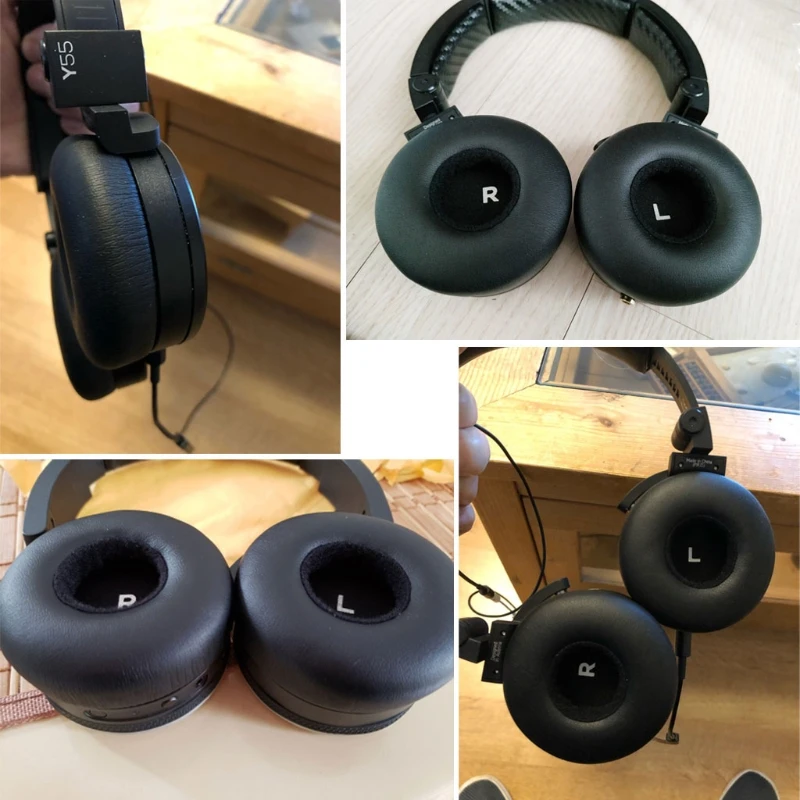 Headset Earpads Headbeam for AKG Y50 Y55 Y50BT Earphone Earmuffs Replaced Old Earpads Comfortable to Wear 896C