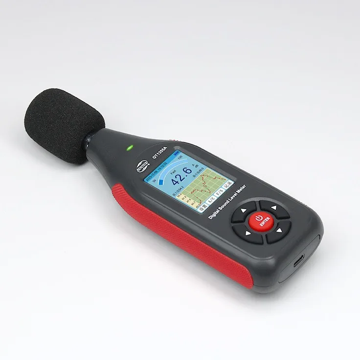 Stable GT1355A Noise Score Bell Meter Sound Level Noise Volume Tester With Software Storage