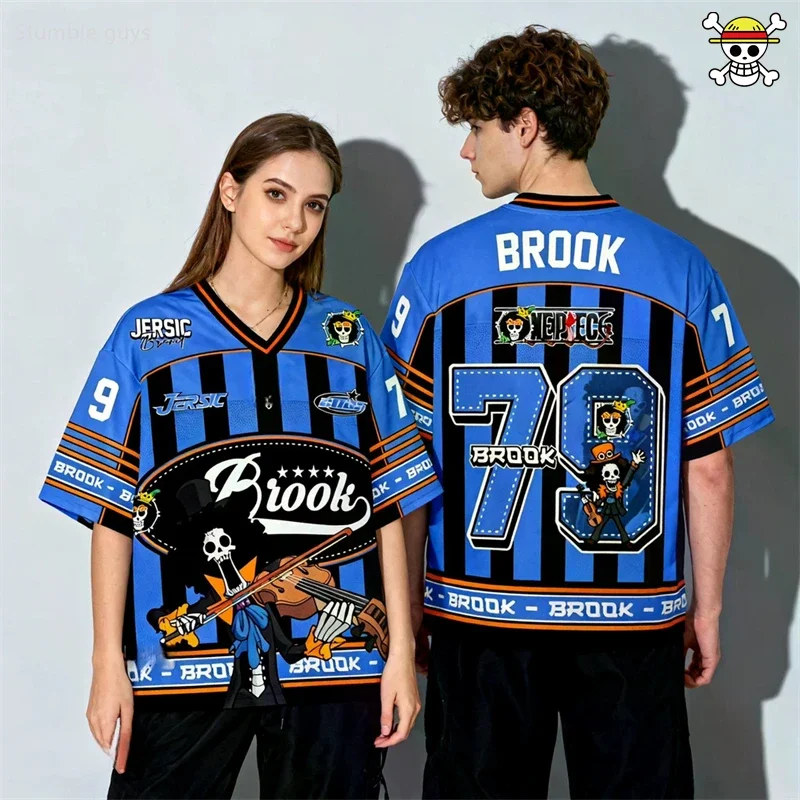 Einteiliges Sporttrikot für Herren, Sommer, Luffy Nika, Grafikdruck, lässig, kurzärmelig, leicht, modisch, Oberteile, Kinder- und Jungenkleidung