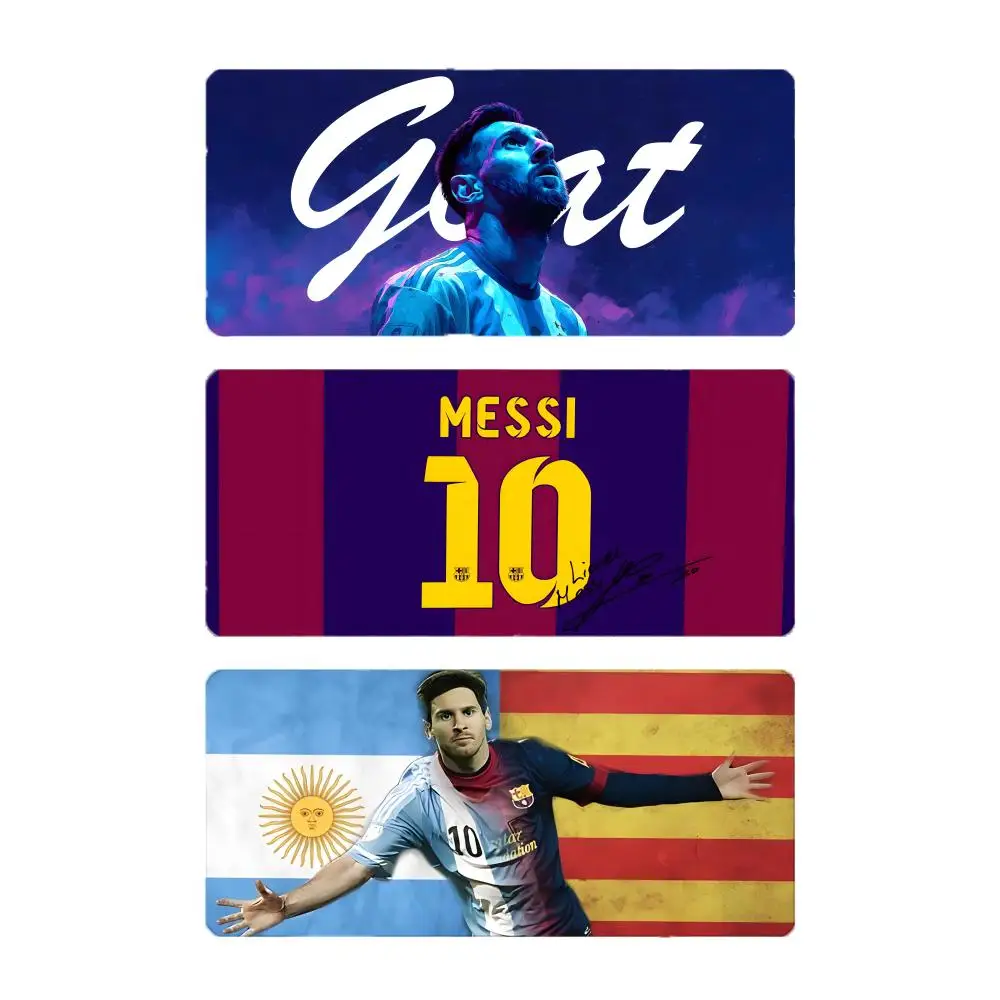 Famous Sports Star L-Lionel M-Messi 10 Mouse Pad Mousepad Large Gaming LockEdge Thickened PC Table Desk Mat