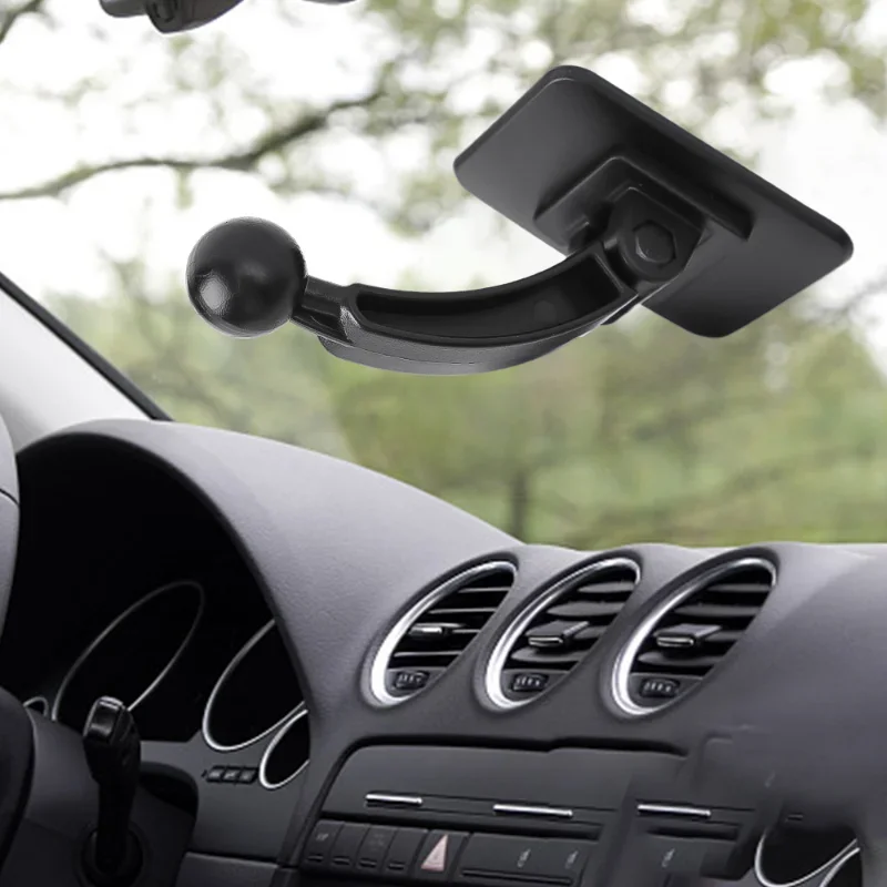 Universal Car Phone Holder 17mm Ball Head Base 180 Degree Rotation Dashboard Mount Bracket for IPhone16 15 Xiaomi Samsung