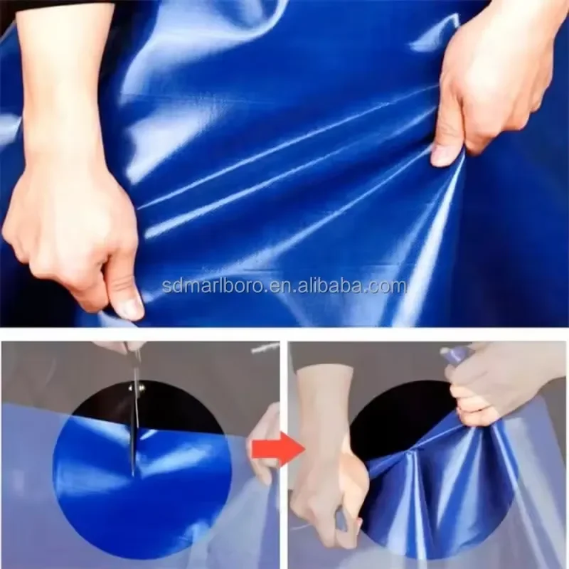 

SDM Fish Pond Tarpaulin Waterproof Anti-Mildew Oil Proof PVC Tarpaulin Fabric for Fish Tank