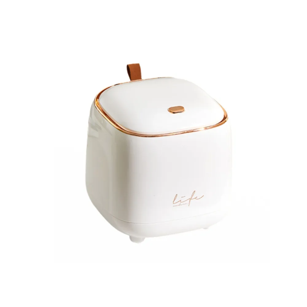 

Мусорное ведро с открытой крышкой, настольное мусорное ведро с большим отверстием, пластиковое автомобильное мусорное ведро, двухслойный дизайн, мини- мусорное ведро, чайная комната