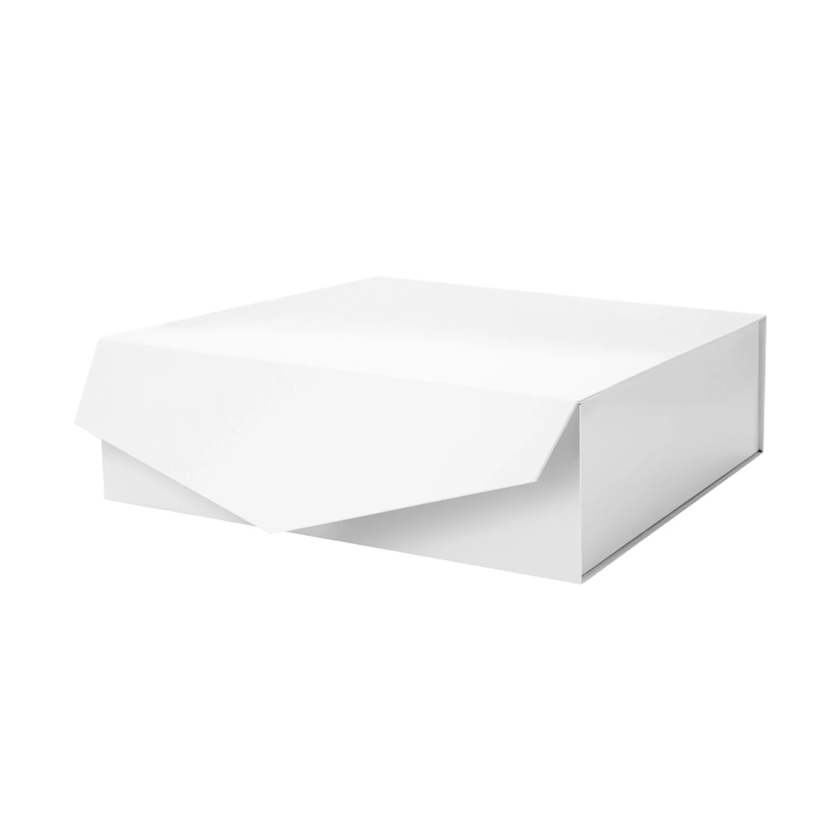 6 Gift Boxes 13.5x9x4.1 Inches, Gift Boxes with Lids, Sturdy Gift Box Collapsible Gift Box with Magnetic Closure (Glossy White)