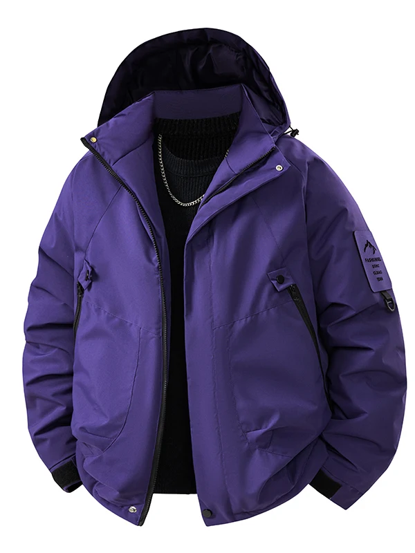 

Водонепроницаемая ветрозащитная куртка с капюшоном на флисовой подкладке для пар, для активного отдыха, альпинизма, повседневная, из полиэфирного волокна, в стиле Cleanfit