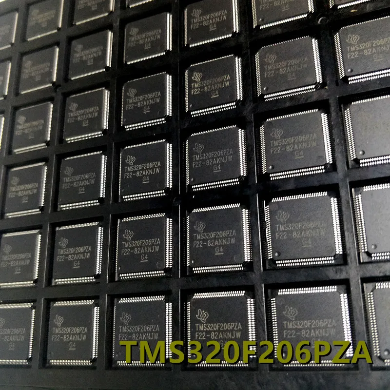 TMS320F206PZA (5piece) TMS320C2000 16Bit Fixed-Point Digital Signal Processor DSP 40MHz 64KB Flash 100LQFP SMD Original In Stock