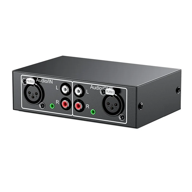 FORW-Audio Noise Eliminator Current Noise Isolator Dual Lotus XLR Port Amplifier Multifunctional Audio Filter