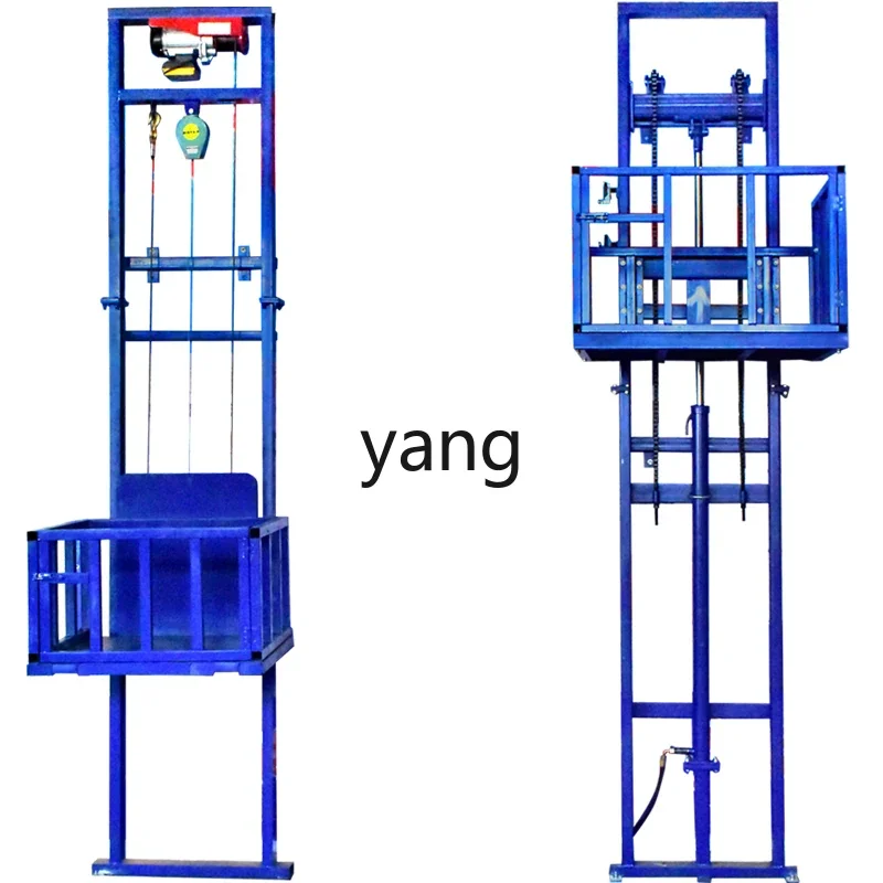 

XYY workshop hydraulic lift freight elevator lifting platform small warehouse household elevator