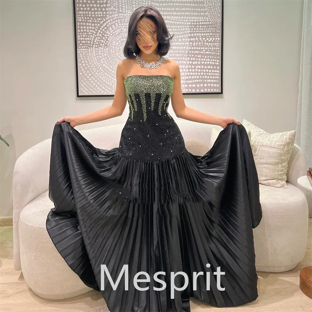 Customized Sparkle Exquisite High Quality s Beading Draped Valentine\'s Day Ball Gown Strapless Bespoke Occasion Gown Long Dresse