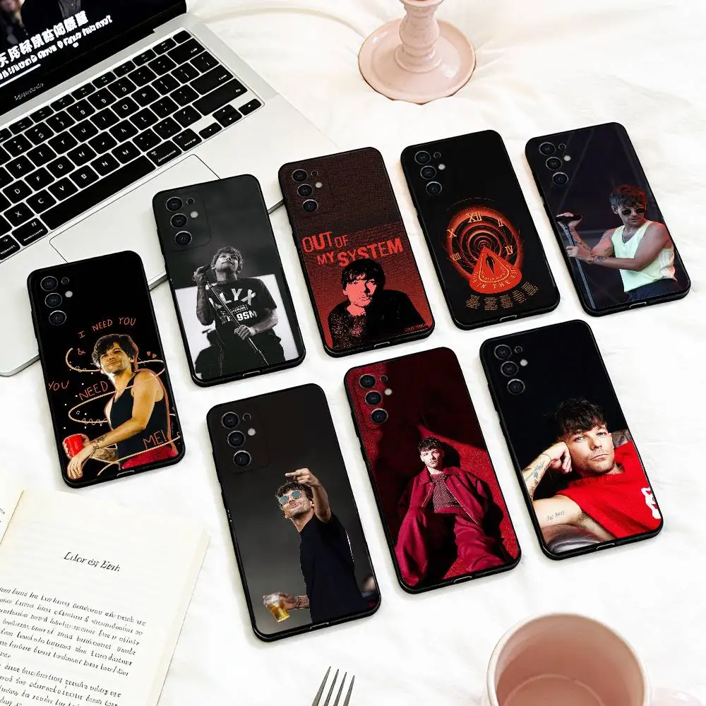 COOL S-Singer L-Louis T-Tomlinson   Phone Case For Samsung S 25,24,23,22,30,21,10,9,Ultra,Plus,Lite,FE,4,5 G Soft Black Case