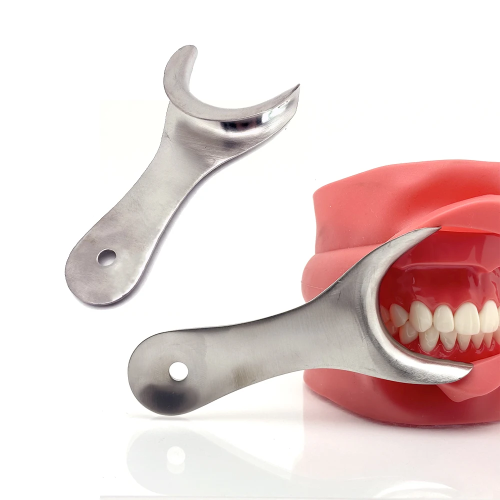 

Stainless Steel Dental Mouth Opener Cheek Lip Retractor T-Shape Dental Metal Hook Mouth