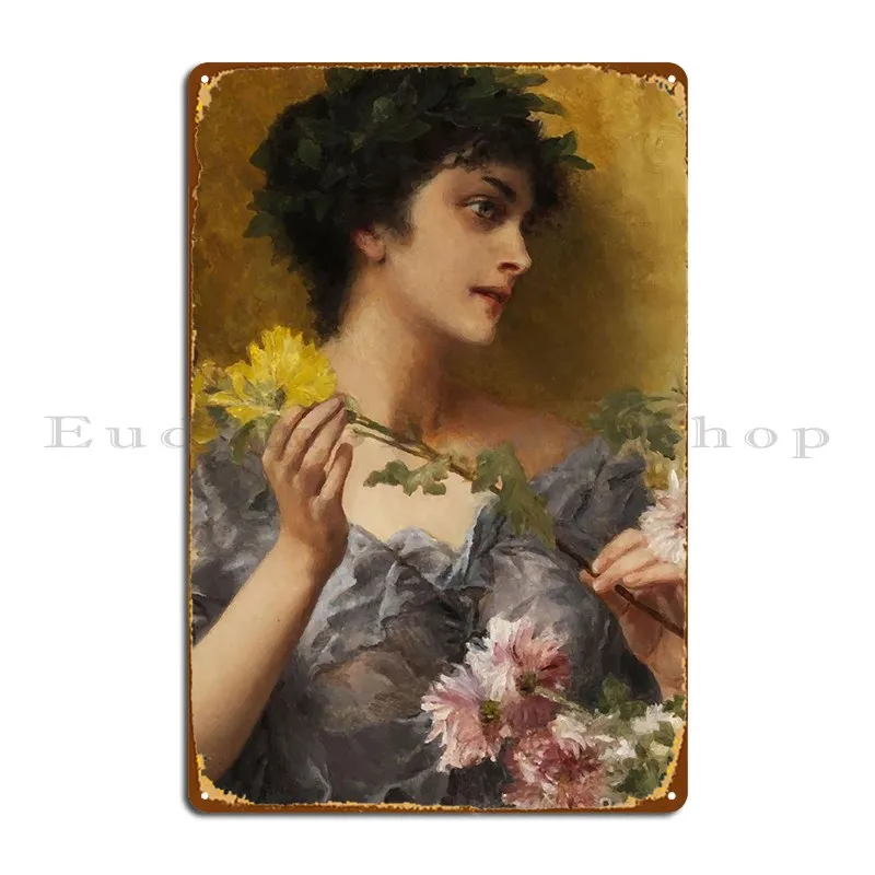 Kiesel Mdchen Als Flora Metal Plaque Poster Decoration Customize Vintage Designer Garage Tin Sign Poster