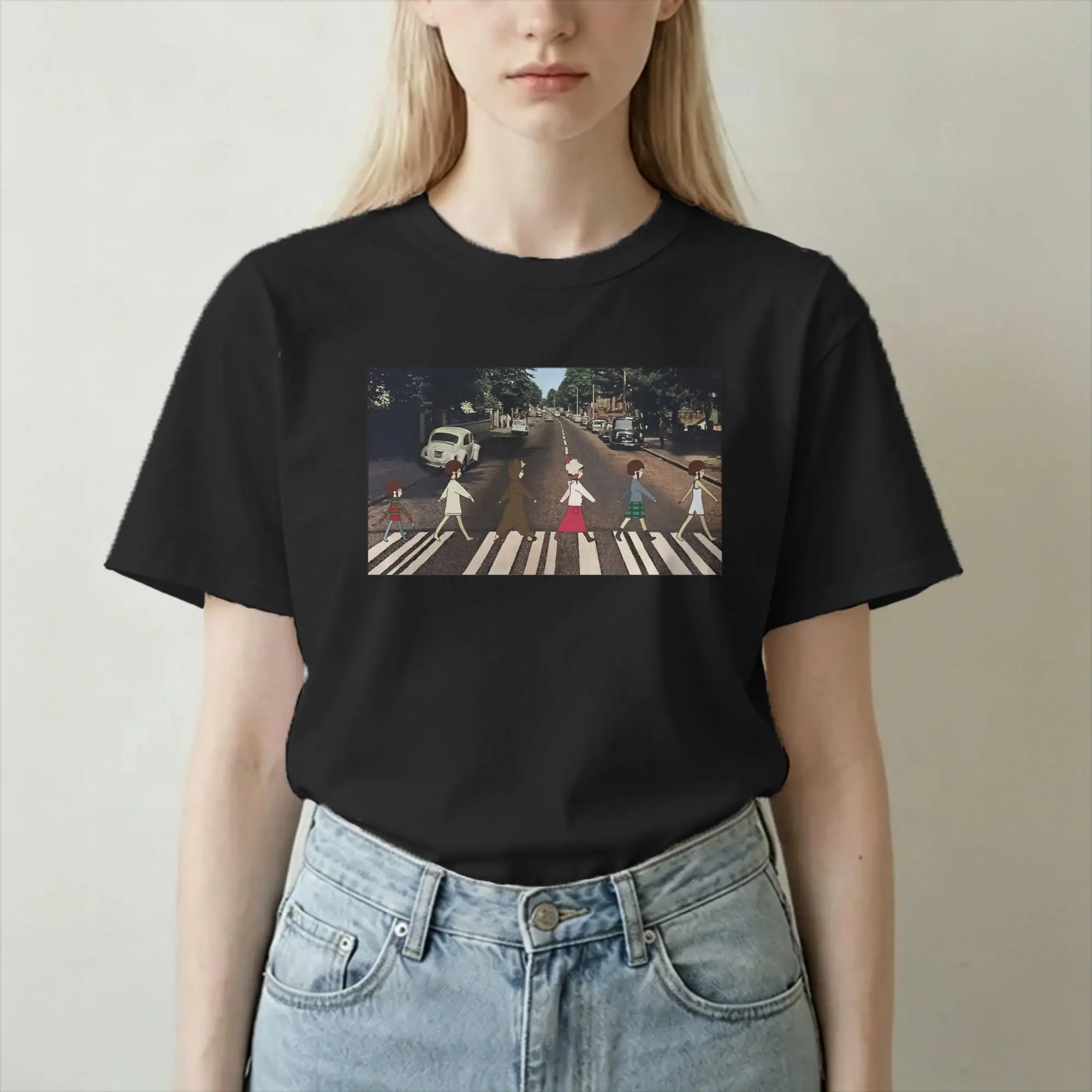 Men Women's Serial Experiments Lain T Shirt 80s 90s Sci Fi Anime Pure Cotton Clothing Novelty Short Sleeve Tee Shirt T-Shirt