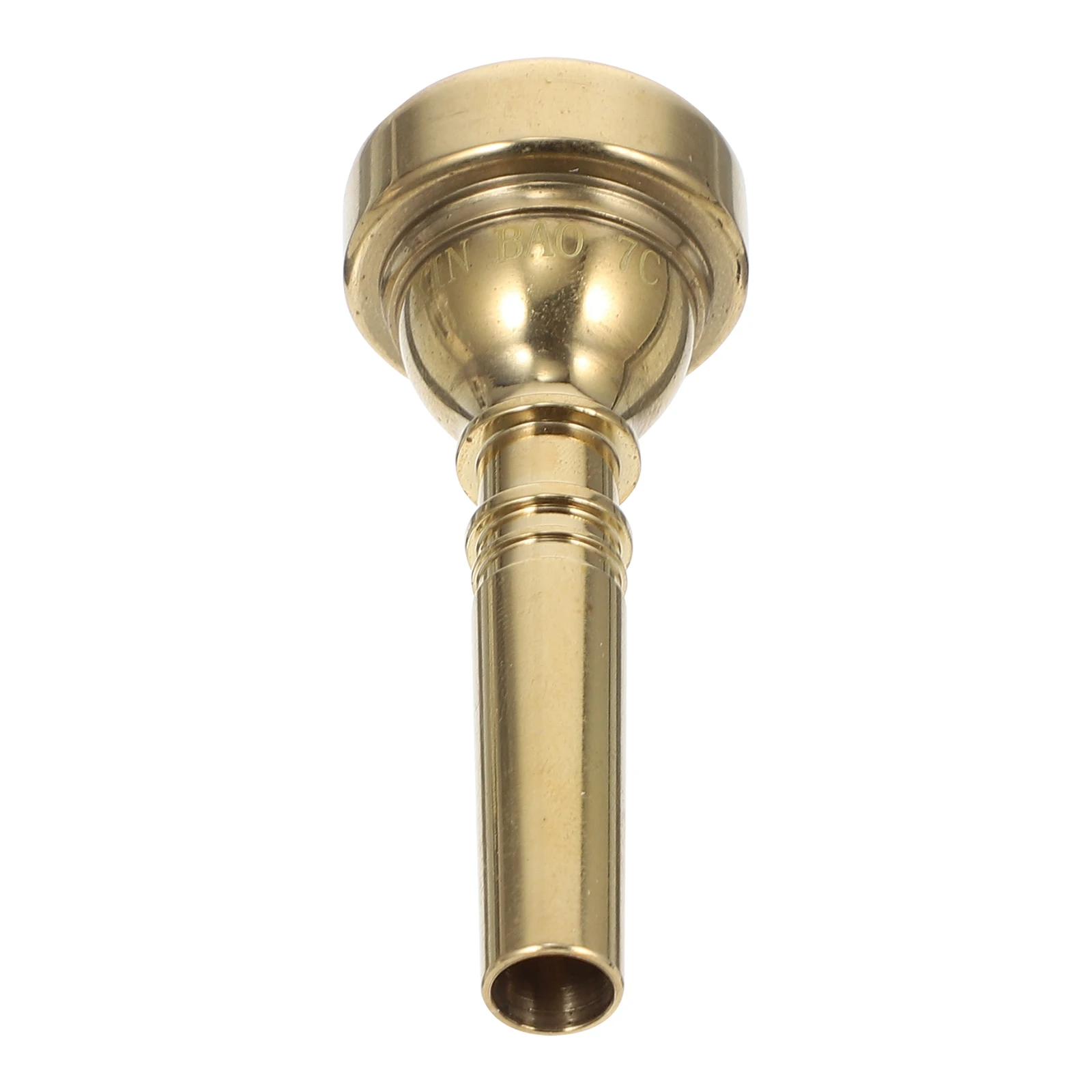 

1pc Effortless Trumpet Mouthpiece Durable Brass Material Long Life Great Gift Elegant Sound Beginners Professionals Students