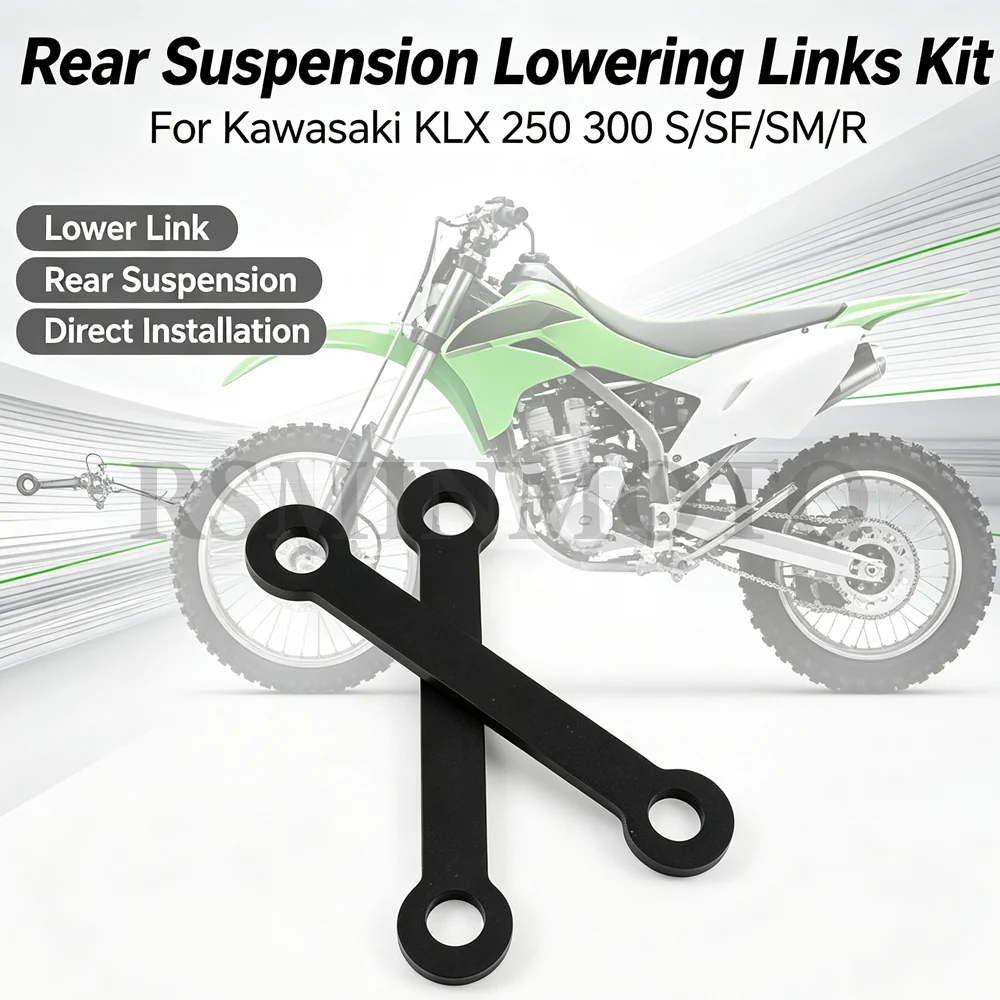 Motorcycle Suspension Linkage Lowering Links Kit For KAWASAKI KLX250S KLX250SF KLX 250 250 SF S 300R 300SM 2020 2021 2022