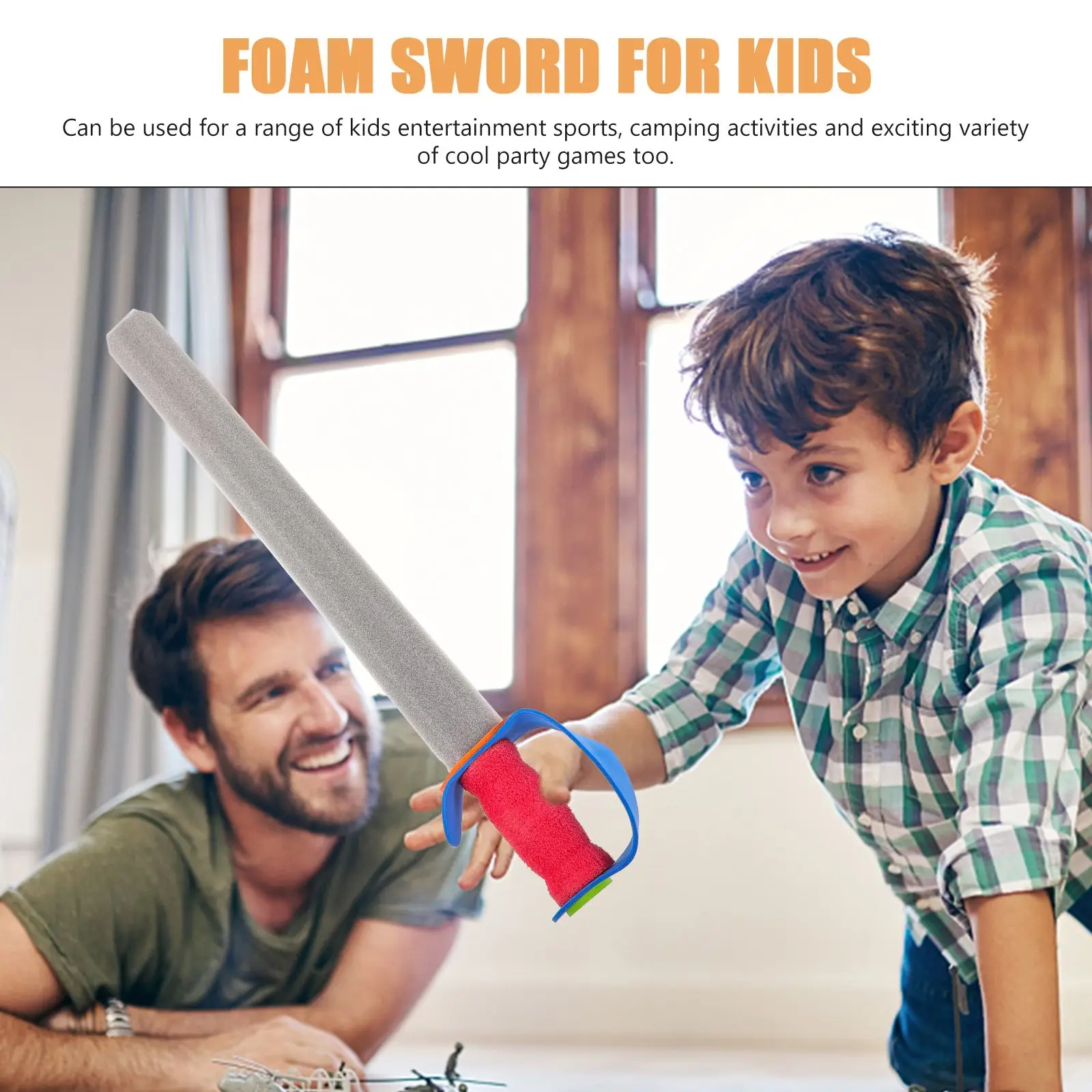 4 szt. Ogrodzenie bezpieczeństwa zabawki szkolenie dla maluchów miecze pianki dla dzieci duże dzieci przedszkole rekwizyt na występy