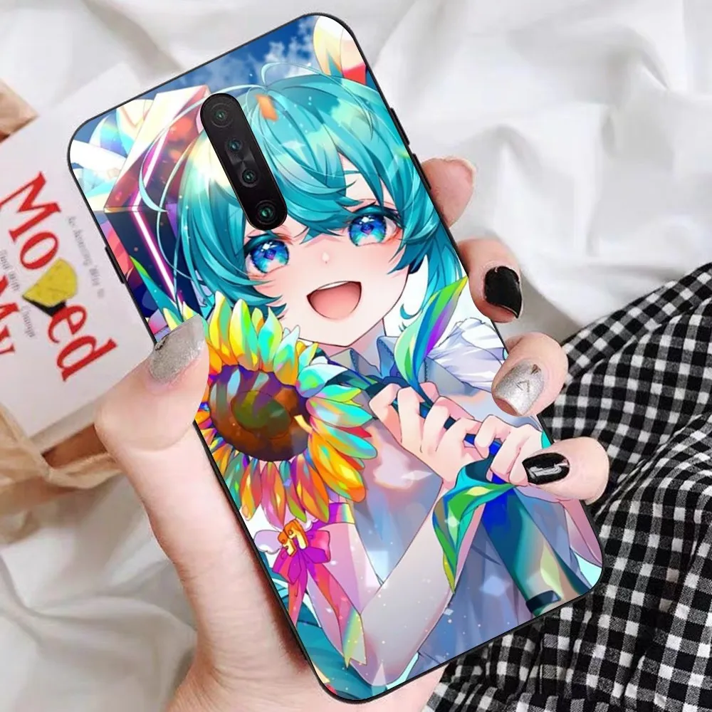 H-Hatsunes Miku Phone Case For Redmi 5 6 7 8 9 10 plus pro 6 7 8 9 A GO K20 K30 K40 pro plus F3 Fundas