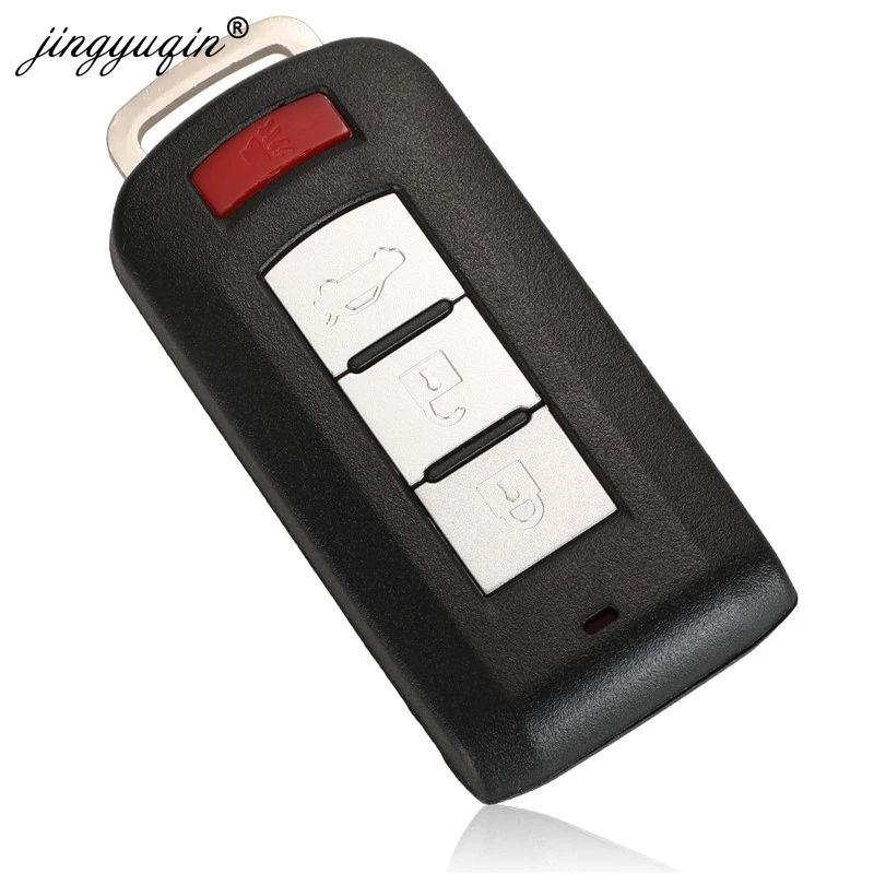 Tecla remota inteligente go sin llave de jinyuqin 3 + 1B 315Mhz / 434MHz ID46 PCF7952 para Mitsubishi Lancer Outlander 2008-2016 OUC644M-KEY-N