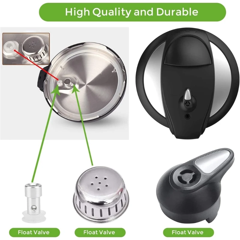 Vannes à flotteur avec poignée dégagement vapeur, pièce rechange pour Mini 3Qt 5Qt 6Qt