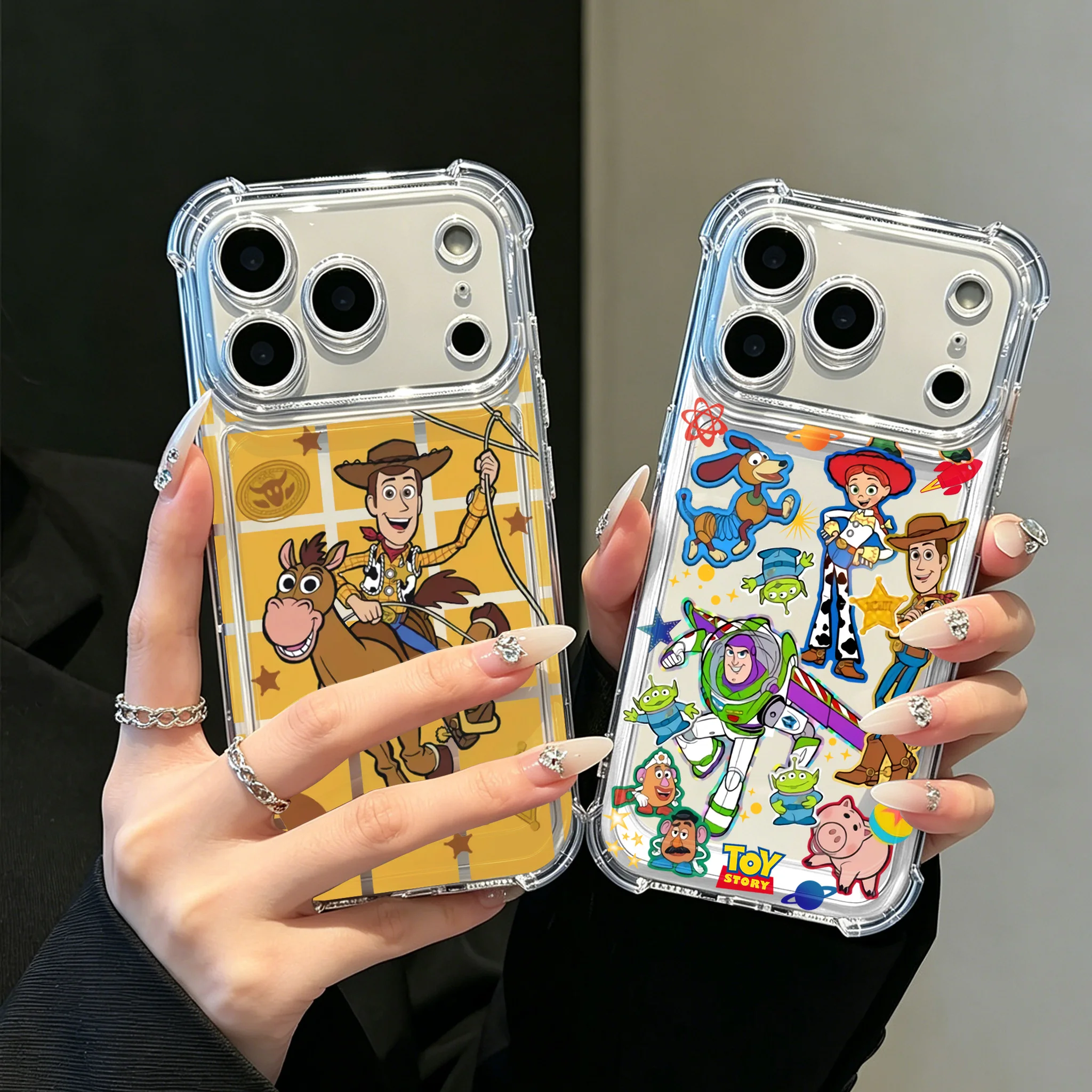 Прозрачный противоударный чехол Toys Storys для Xiaomi Redmi 14C 13C 12C K50 K40 Note 14 13 12 11 10 9S A1 A2 A5 Pro Plus 4G 5G