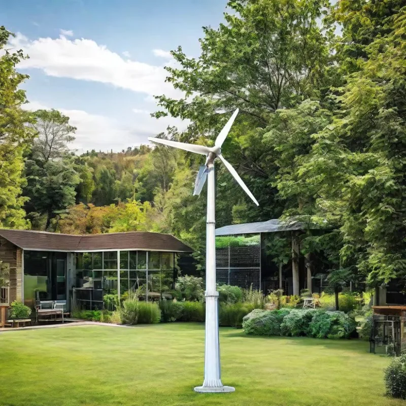 5kW Horizontal Axis Turbine Wind Generator Use Easy Installation ,220V 380V 10kw off Grid on Grid Wind Turbine for Home