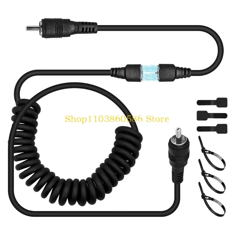 242A Quick Connect Magnetic Cable With Waterproof Designs Heated Helmets Visors Power Cord for Heated Snowmobile Helmets Visors