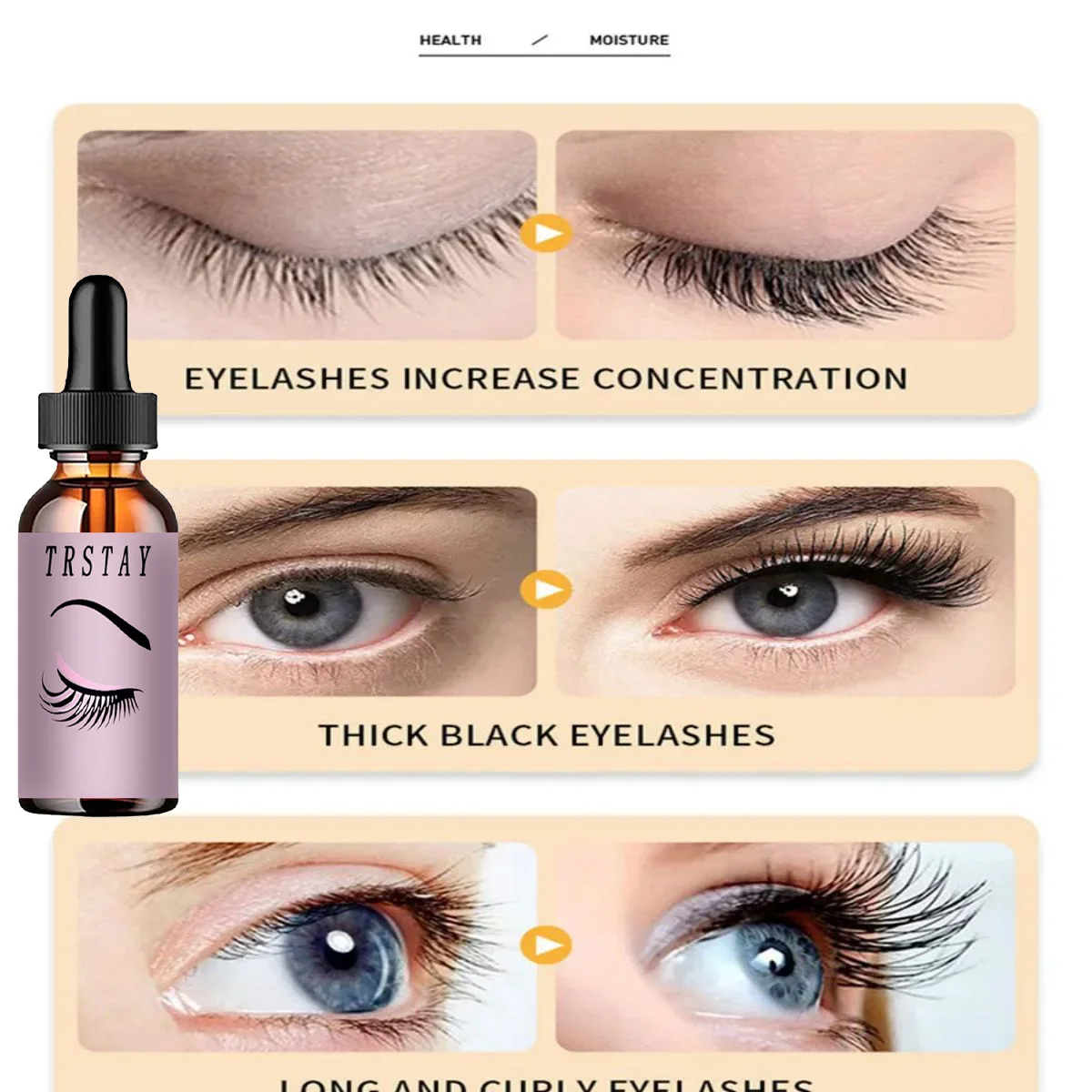 Eyelashes Growth Serum Lash And Eyebrow Enhancer Serum Eyebrow Longer Thicker Lash Enhancing Serum Cosmetics Make Up Tools