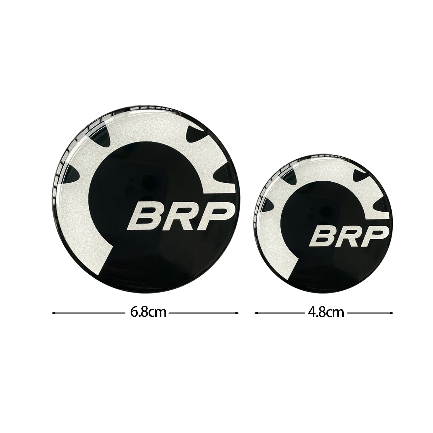 Jet-Ski-Aufkleber 68mm Epoxy-Emblem 48mm Abzeichen SEA-DOO Bootsaufkleber Vinyl-Dekal Zubehör RXP RXT GTI Spark GTX Für BRP SEADOO