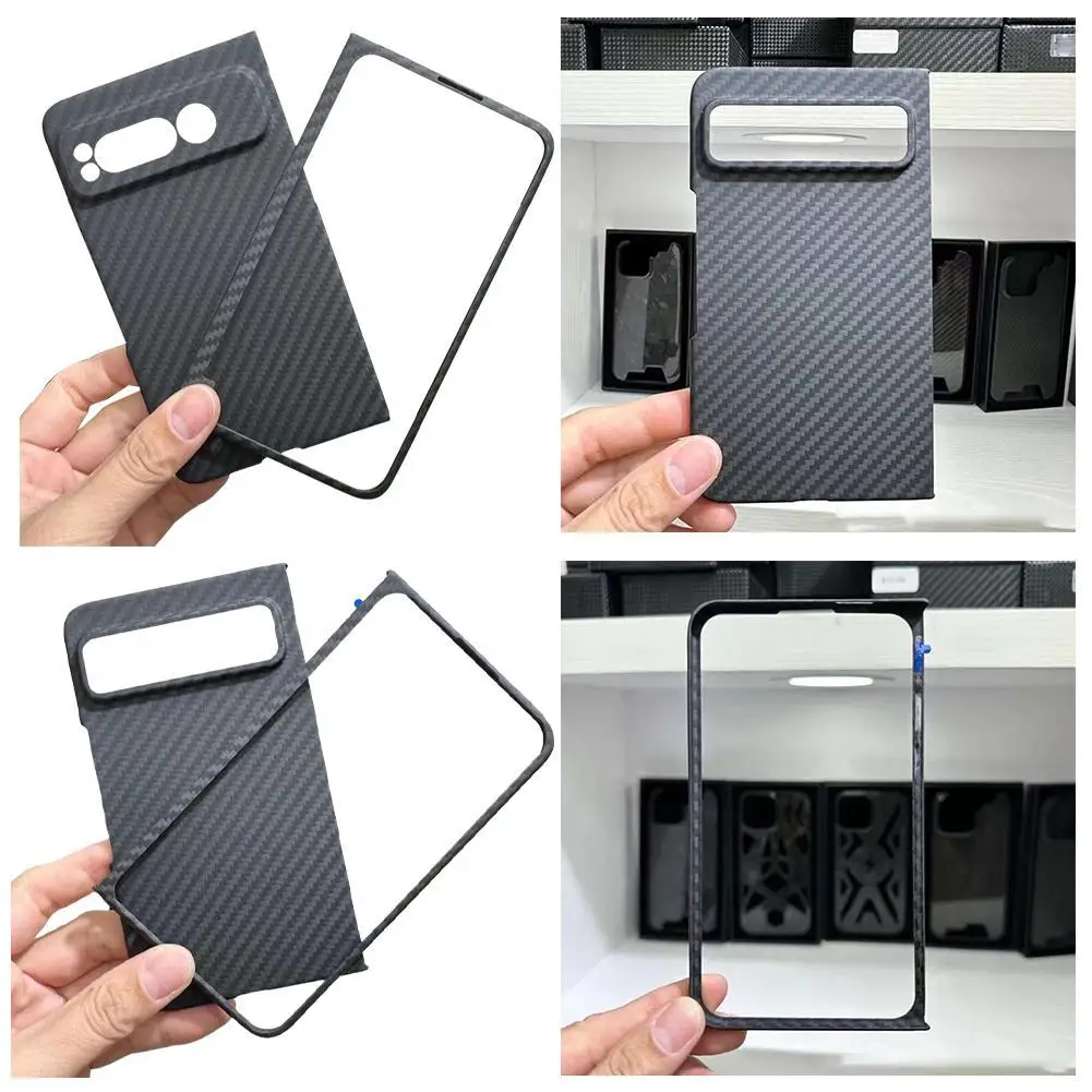 

Aramid Fiber Ultra-thin Case For Google Pixel 9 Pro Carbon Fiber Anti-drop Shell For Pixel 9 Pro Real Carbon Fiber Cover