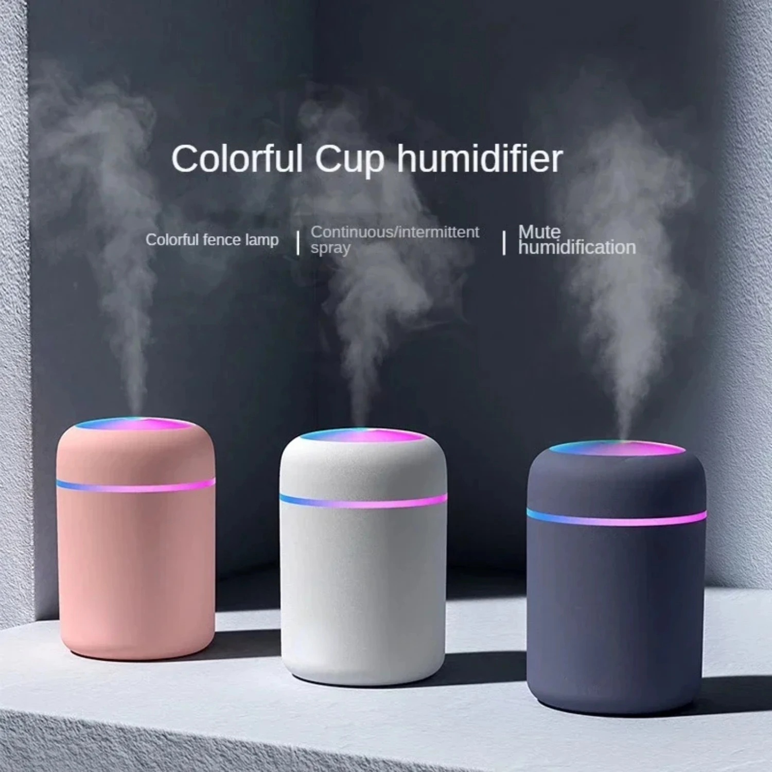 Elevate Your Environment with Colorful Mini Portable USB Car Essential Oil Diffuser Invigorating, Clean, and Fresh Scent for Aro