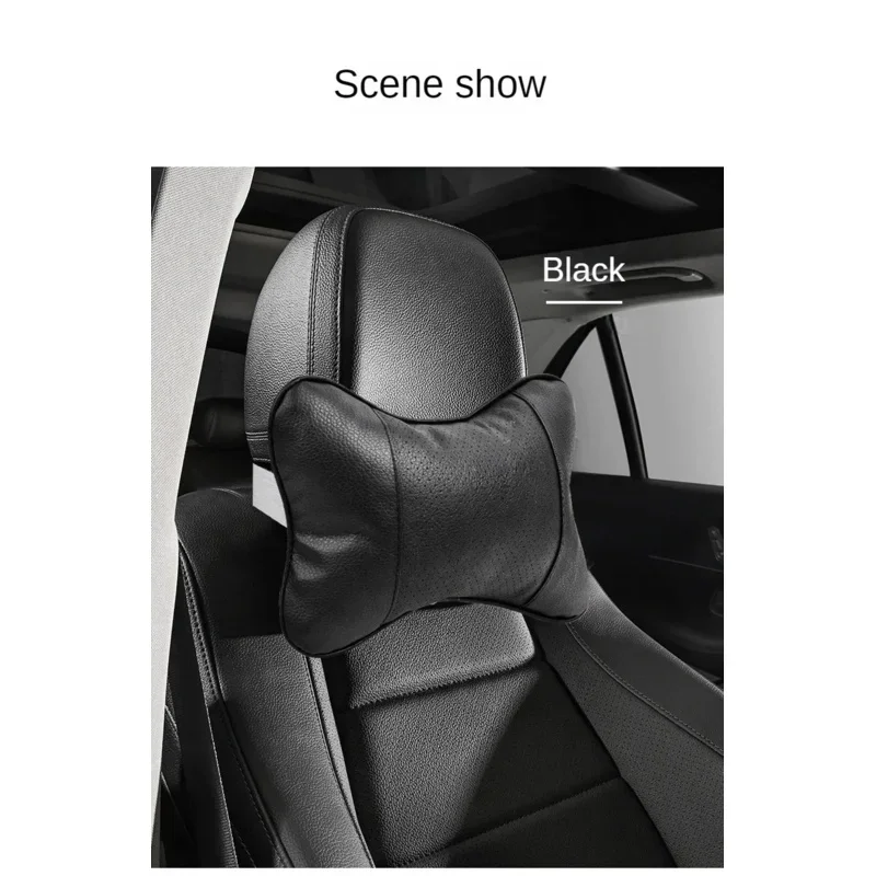 Car Seat Headrest Restraint Auto Safety Head Neck Rest Relax Pillow Cushion Pad Breathable Mesh Car Seat Neck Protector Pillow