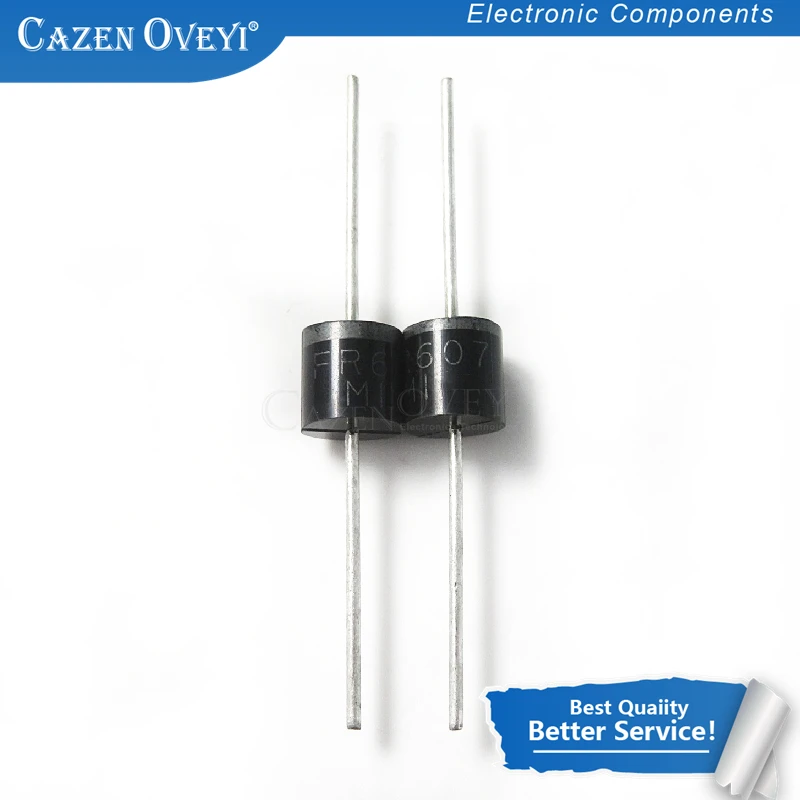 20pcs/lot FR607 6A 1000V Fast Recovery In Stock