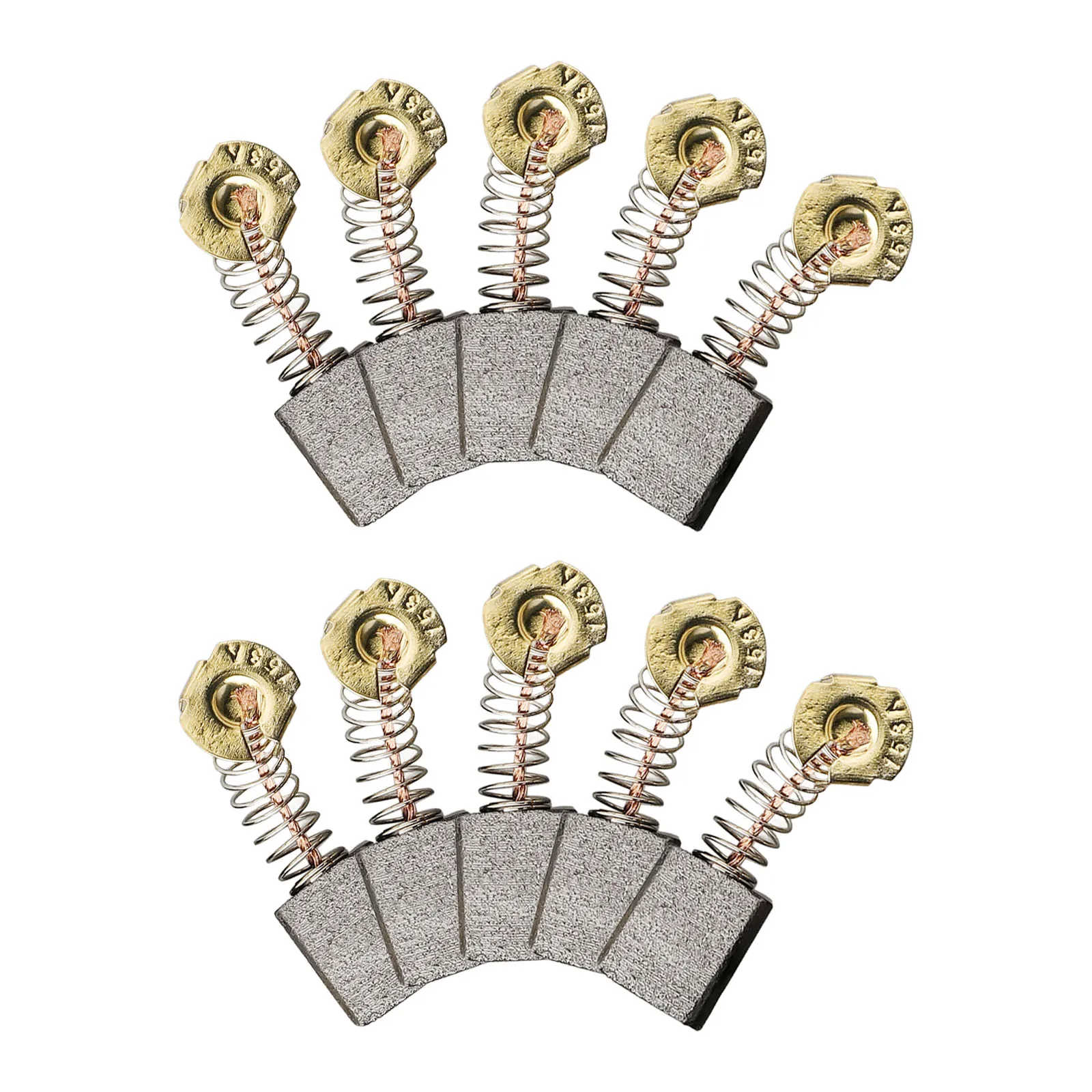 10pcs Motor  Carbon Brushes Set For Dewalt DW362K DW364 DW384 Angle Grinder 2683 Type 1 7 1/4 Circular Saw Power Tool Accessory