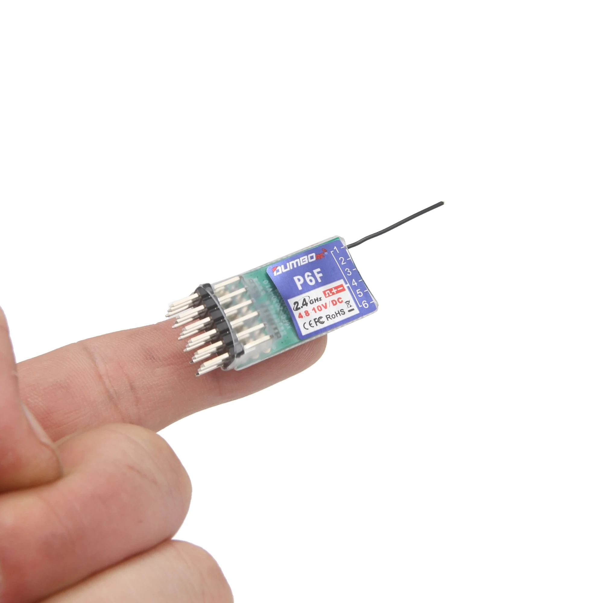 DUMBORC P6FG P10FG P6DC P4FMG MINI 4CH 6CH 10CH Receiver Voltage Return 4.8-10V for X4 X6 DDF-350 Transmitter RC Car Boat Truck