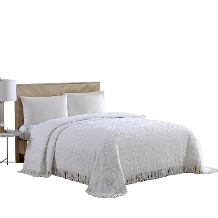 

Покрывало из синели с узором «Медальон» KinWhite