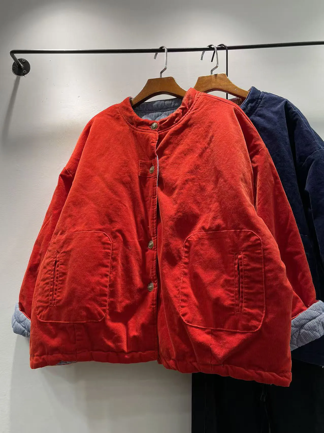 

Зимняя женская хлопковая подкладка Jaet Long Sve, вельветовая термохлопковая одежда, верхняя одежда, двусторонняя одежда, универсальная утягивающая одежда