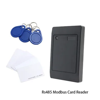 Proximity Nfc Rs485 Modbus RTU 03H/06H card reader 13.56Mhz/125khz ID/IC Rfid waterproof card reader device