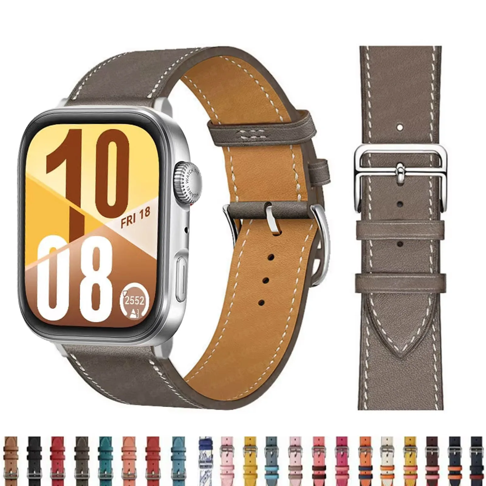 

Leather Strap for Huawei Watch Fit 3/4/4 Pro Adjustable Bracelet Wristband Correa for Huawei Watch Fit 4/4 Pro Belt Accessories