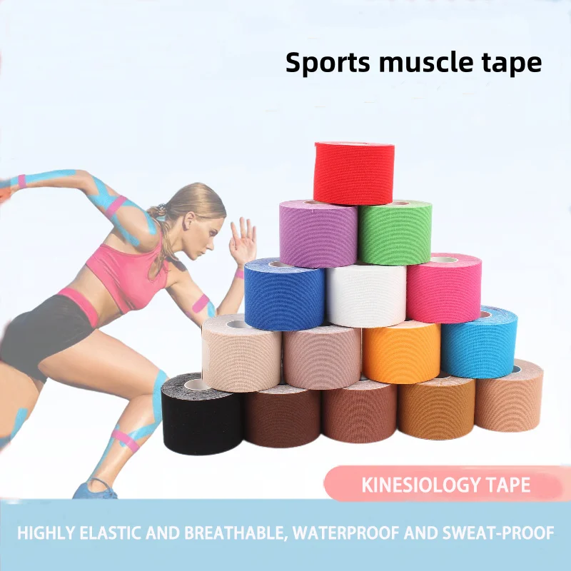 Deportes Kinesiotape vendaje neuromuscular médico autoadhesivo cinta para dedos accesorios de boxeo pulsera de tobillo vendaje gimnasio
