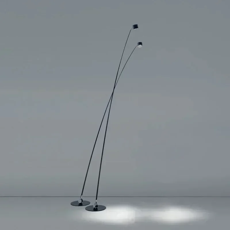 Imagem -05 - Estilo Italiano Long Pole Standing Lamp Nordic Post-modern Designer Minimalista Floor Lamp Villa Home Decoration Living Room Sofa