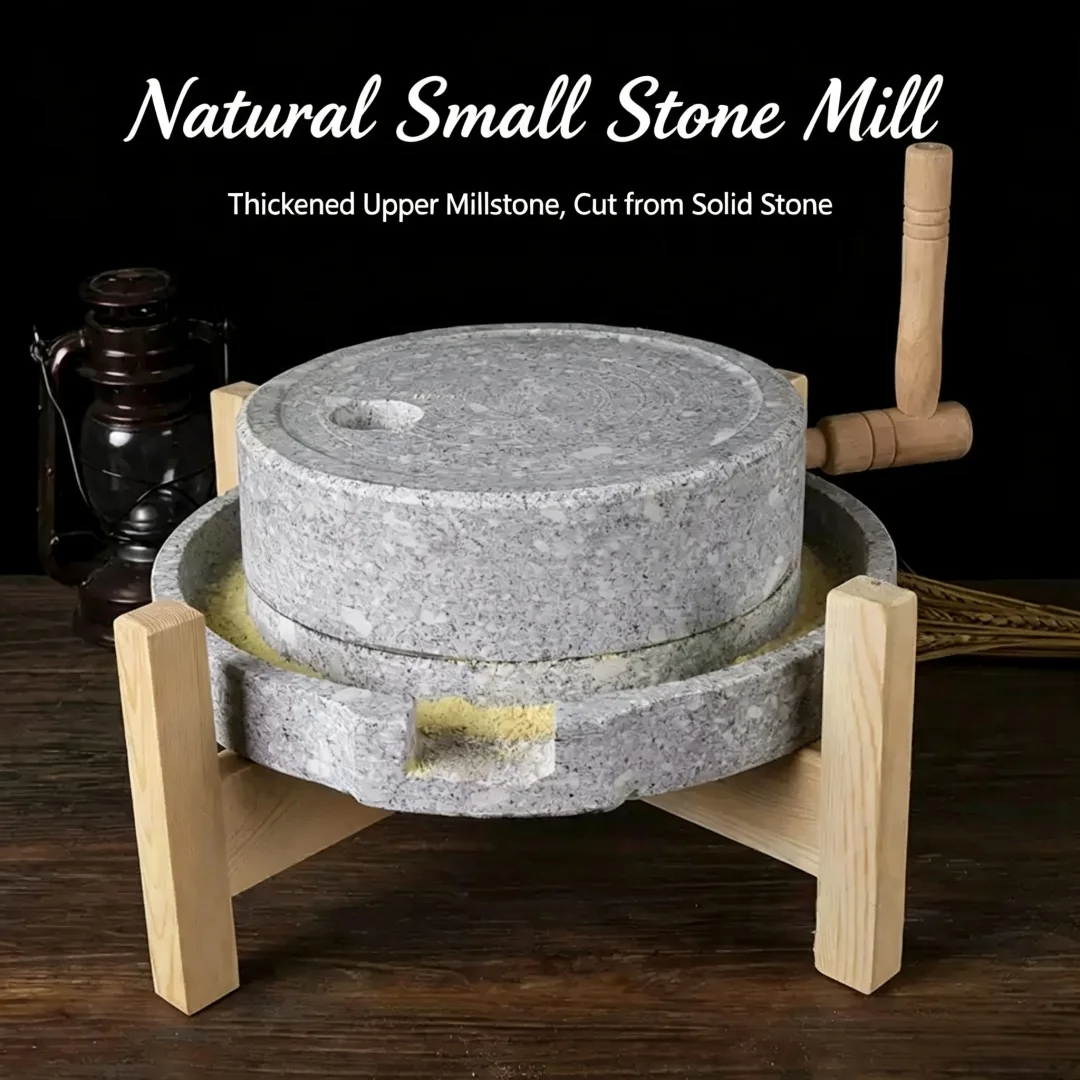 Woodworking Ideas - Natural Hand Carved Stone Mill, Household