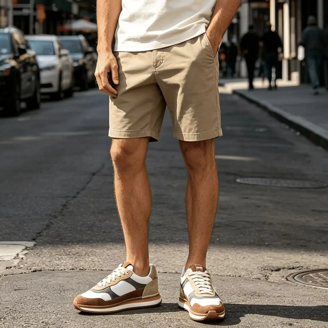 

Okimoz Multi-Tone Retro Suede & Leather Sneakers