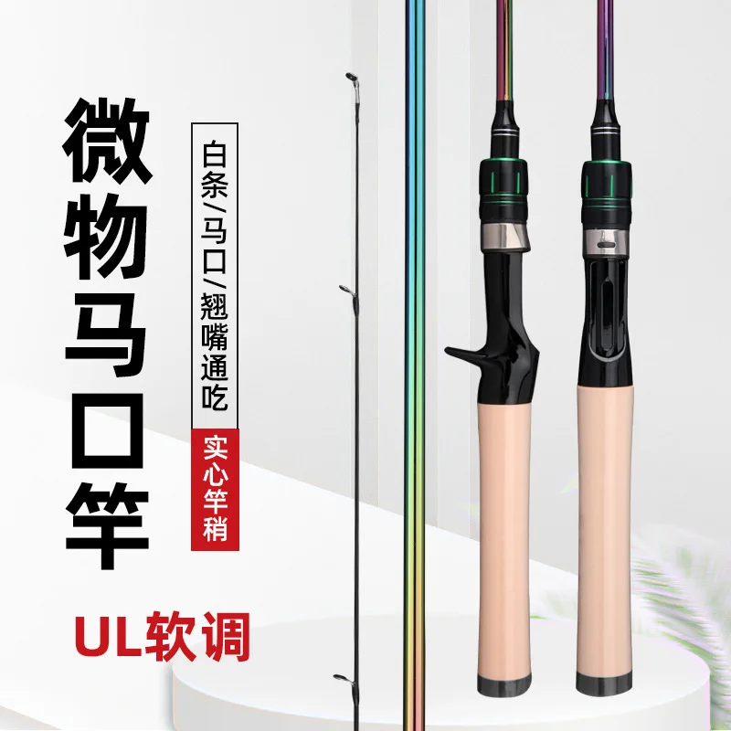 

Portable Lure Rod With Telescopic Design Ultralight Action For Micro Fish Easy To Carry In Backpack For Fishing Travel