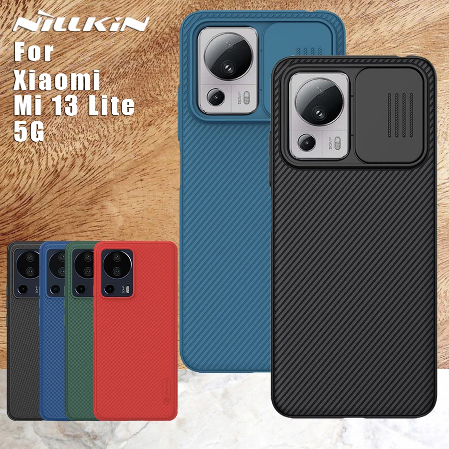 Nillkin For Xiaomi Mi 13 Lite/Civi 2 5G Case Camshield Pro Slide Camera Protective Lens Back Cover For Xiaomi Mi 13 Lite 5G