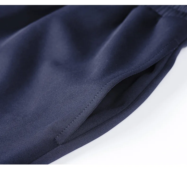 Herren Mode Locker Sitzender Stehkragen Sportanzug Langarm-Shirt Gerade Hose Weich Atmungsaktiv Herbst Streetwear Jogging Alltagskleidung – Detail 15