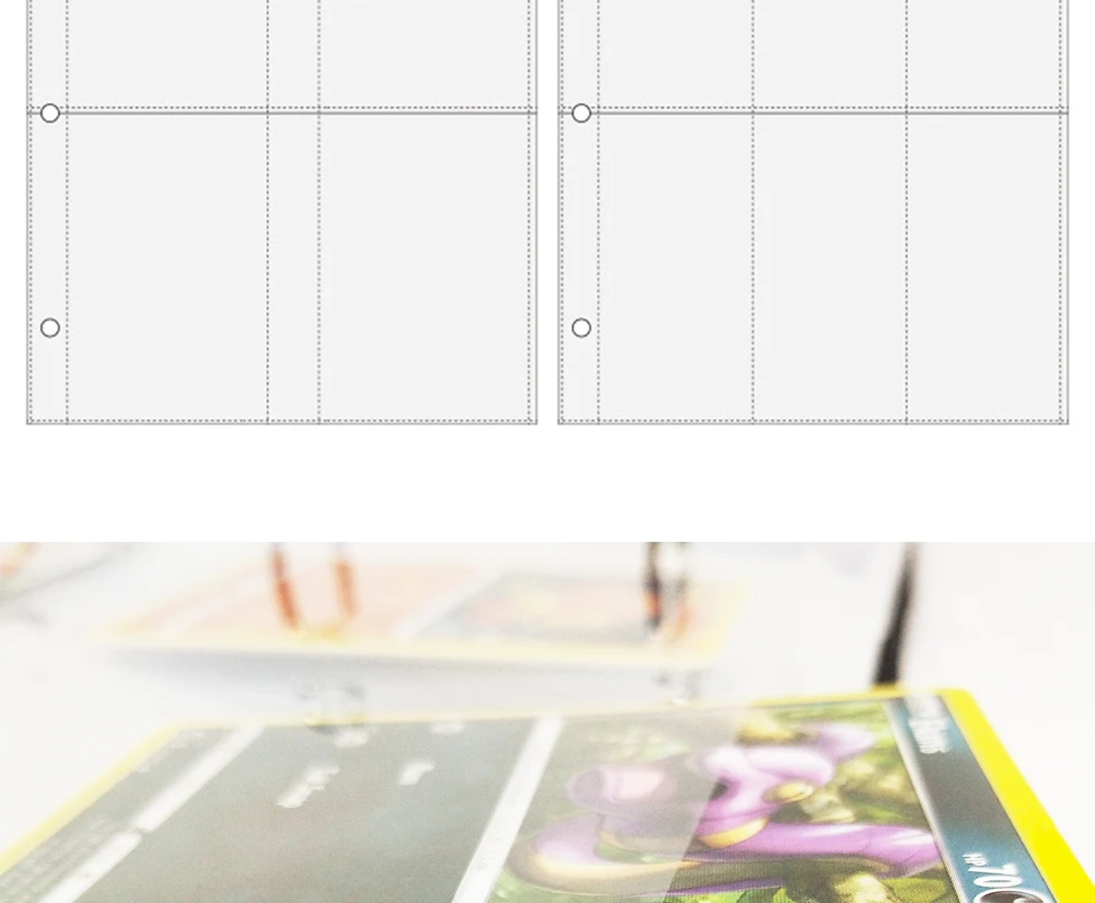 Plrbok 10 pcs a5 1 2 4 Taschen 3 Loch klarer Ring binder Nachfüll hüllen 4 × 6 10 × 15 4r Foto karten Notebook Fotoalbum Kartens eite – Detail 18