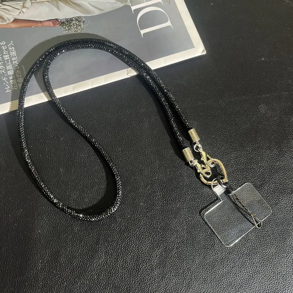 

Keychain Crystal Rhinestone Phone Lanyard Bright Bling Bling Phone Anti-lost Rope Phone Case Chain Straps Phone Accessories