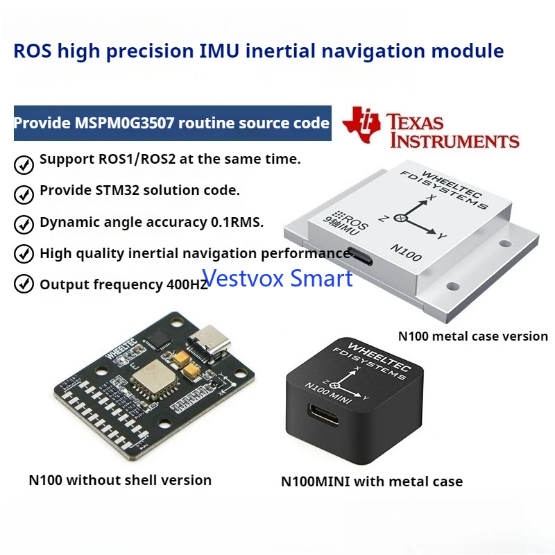 

ROS Robot High-precision Inertial Navigation Module, IMU Gyroscope FDISYSTEMS Nine Axis AHRS Attitude Sensor MEMS