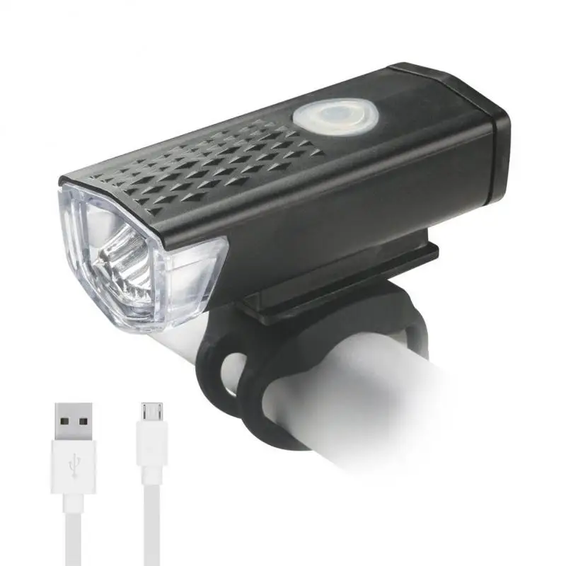 Bike Light Set High Quality Waterproof High Brightness Usb Rechargeable Cycling Lamp Led Light Black Night Ridding Lights A Set